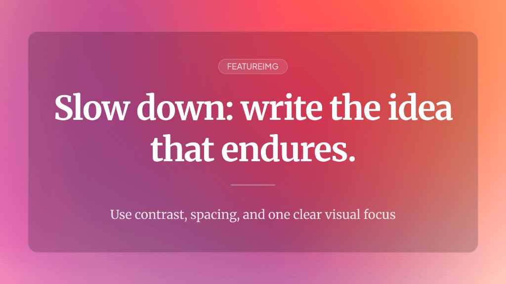 Twitter post image example with a clear background and readable headline