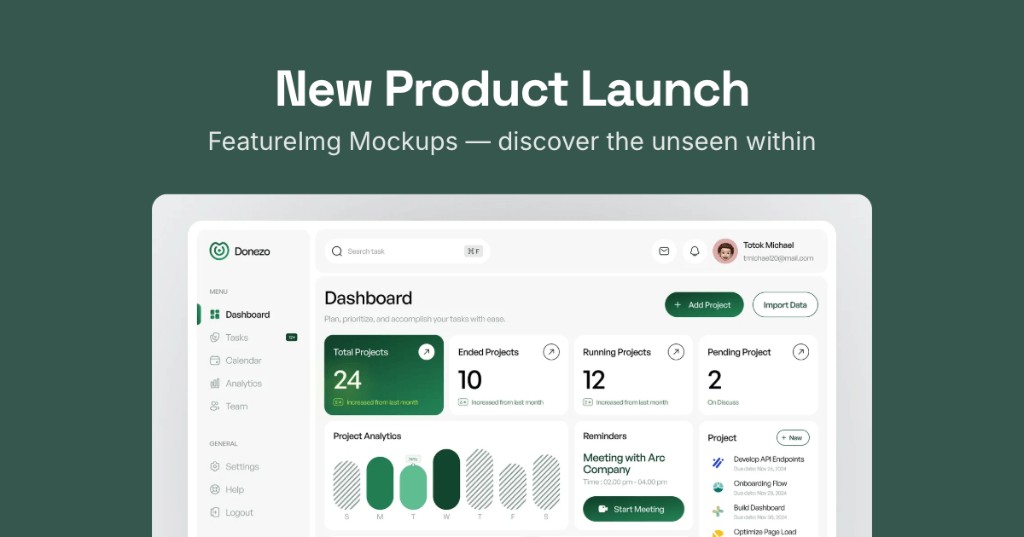 Three Open Graph image layout examples created with FeatureImg templates