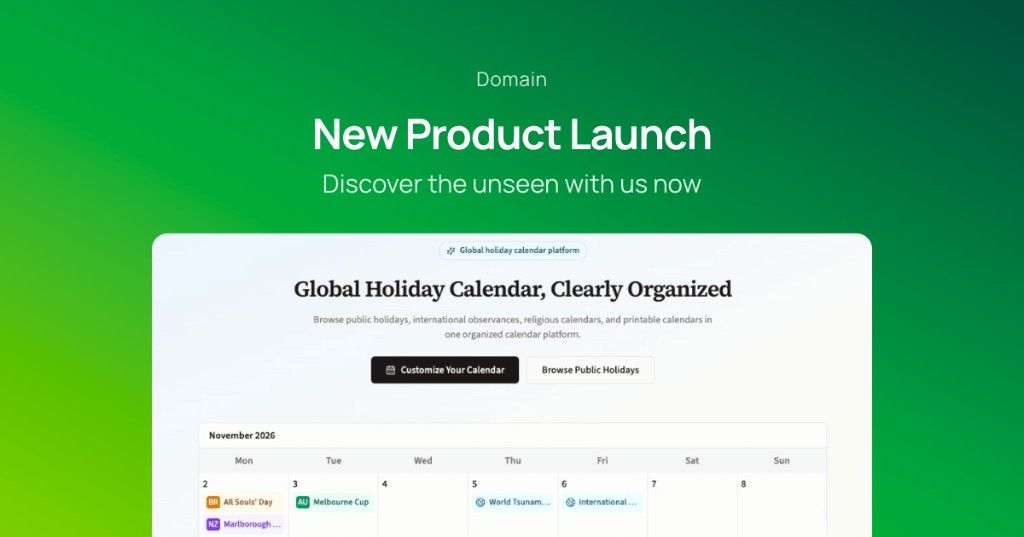 Open Graph product launch preview example with New Product Launch headline and UI mockup