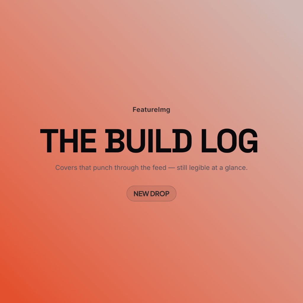 Bold title-only podcast cover example with a large readable show name