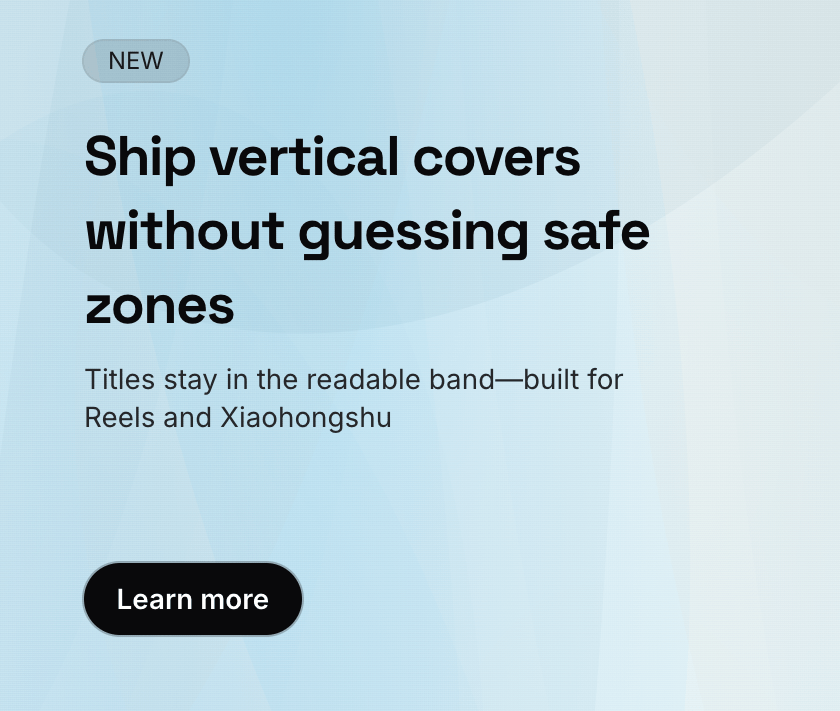 Top Label Cover preview